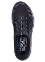SKECHERS, stylische Damen-Sneaker, mit geformter Slip-Ins Fersenplatte 